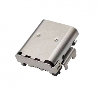 typec CF板上24Pin  L=9.6 垫高CL=2.53外壳圆形凸包